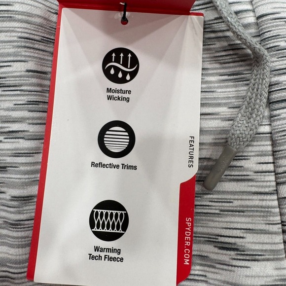 NWT Spyder Active Jogger Sweatpants L‎ Large Womens Gray Gym Workout Ladies $68 - Picture 11 of 12